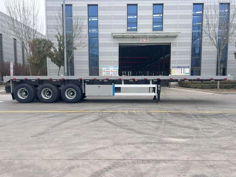 Best 3 Axle 40ft Flatbed Semi Trailer