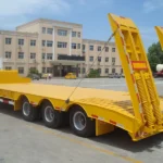 Best Price 3 Axle Lowbed Trailer for Sale
