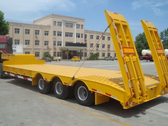 Best Price 3 Axle Lowbed Trailer for Sale