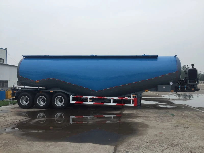 70m³ Stainless 4-Axle Tanker Trailer for Cement