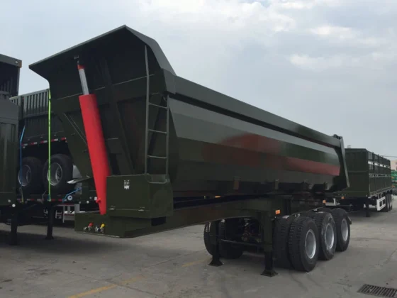 4-Axle 100 Ton Tipper Trailer for Cement