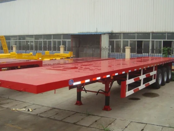 20-80 Ton Flatbed Semi Trailer 20-60ft