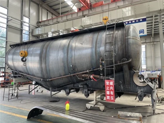 50m³ Aluminum 45ft Tanker Trailer for Cement