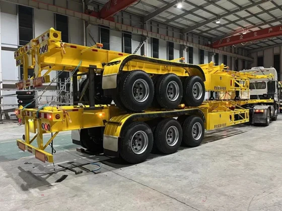 2 or 3 Axle Container Chassis Trailer for Sale