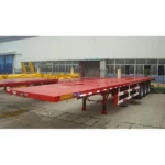 3 Axle 80 Ton 20ft Flatbed Trailer for Sale
