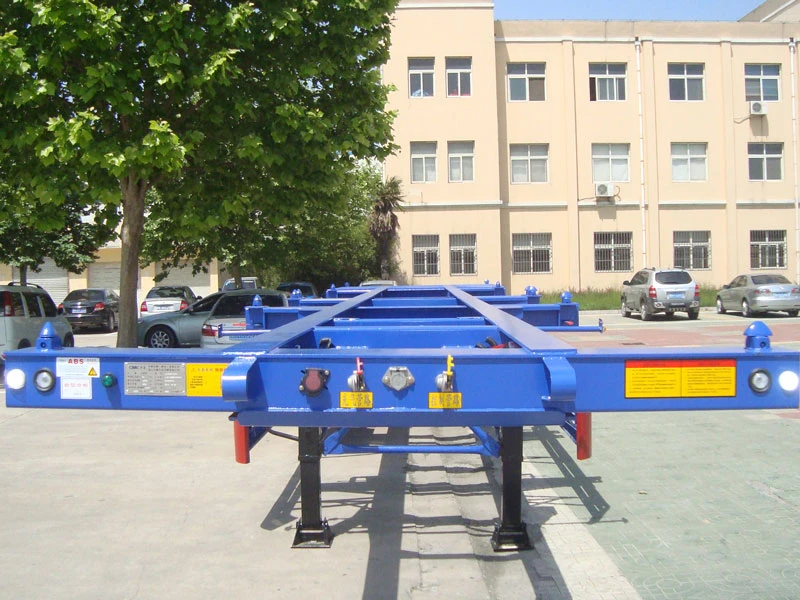 Customized 20-45ft Container Chassis Trailer for Sale