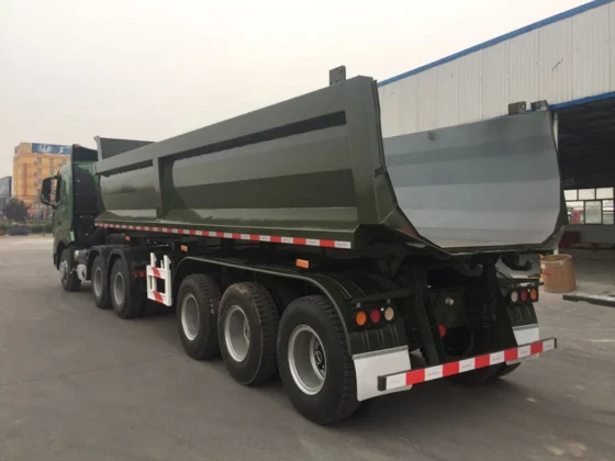 30-100 Ton End Tipper Semi Trailer for Sale