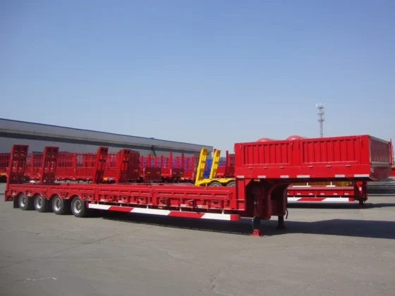 Excavator Transport Lowbed Trailer 30-150 Ton