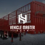 2-Axle 40 Ton Fence Trailer for Excavator