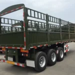 3-Axle 48ft Fence Trailer for Livestock