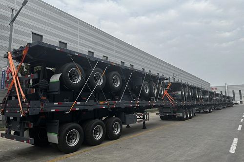 3-Axle 40ft Flatbed Trailer
