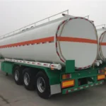 Semi-remorque citerne à carburant en aluminium 45 m³ de 45 pieds