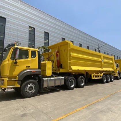 3-Axle 100 Ton Tipper Trailer