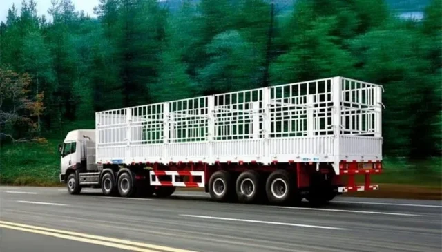 40m³ 100 Ton Fence Trailer for Agriculture