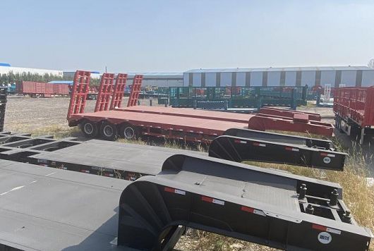 2-Axle 30 Ton 48ft Lowbed Trailer for Excavator