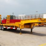 3/4 Axle 30-150 Ton Lowboy Semi Trailer for Sale