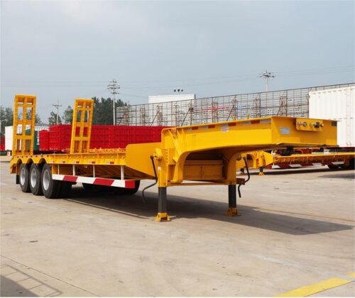 3/4 Axle 30-150 Ton Lowboy Semi Trailer for Sale