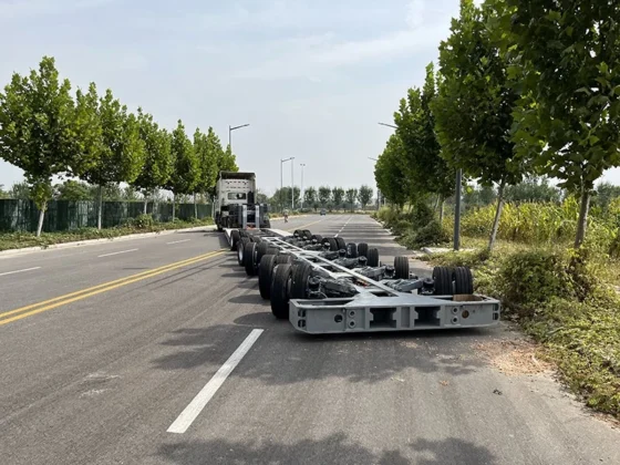 60 Ton Lowbed Trailer for Machinery