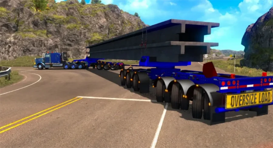 Multi-Axle Modular Truck Trailer 40-100 Ton