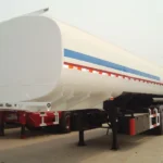 42000L Aluminum 3-Axle Tanker Trailer for Fuel