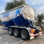 Gjysmërimorkio Cisternë Alumini me 2 Boshte 70m³ për Çimento