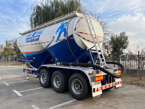 70m³ Aluminum 2-Axle Tanker Trailer for Cement