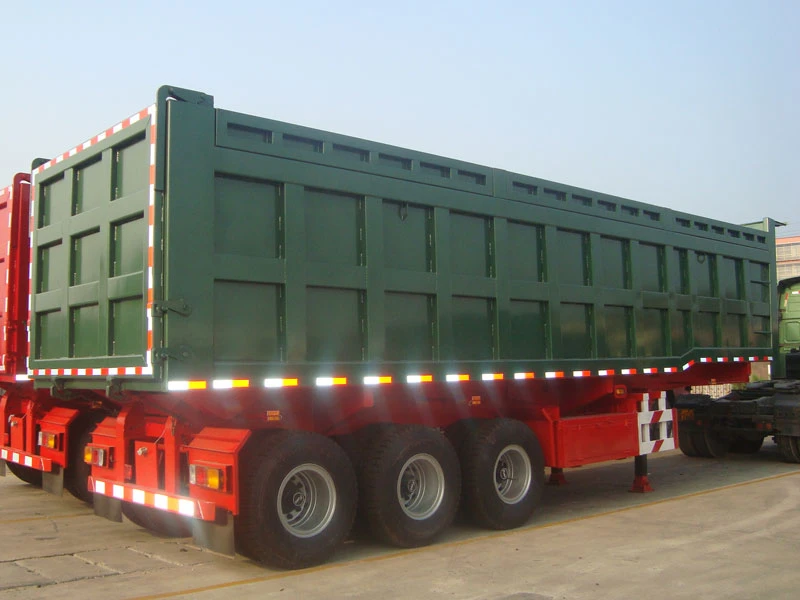 30-100 Ton Rear Dump Coal Tipper Trailer