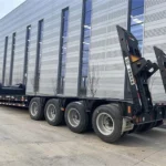 Gjysmërimorkio me shtrat të ulët 2 akse 30 ton 10 ft për makineri
