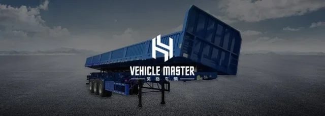3-4 Axles 30-100 Ton Side Dump Trailer for Sale