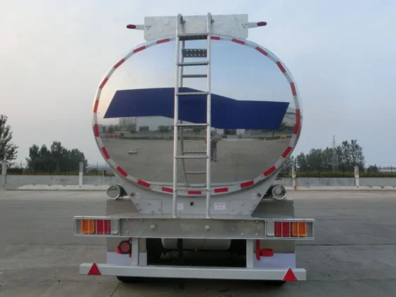 20-55m³ Stainless Steel Fuel Tanker Trailer for Sale