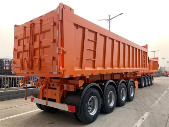 4-Axle 100 Ton Tipper Trailer