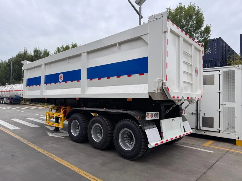 Tri Axle 50 Ton Dump Semi Trailer