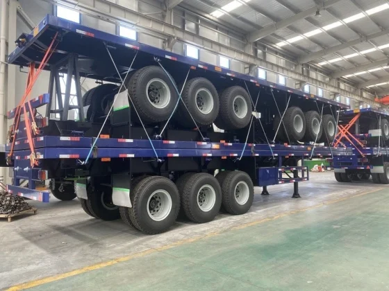 Tri-Axle Flatbed Semi Trailer