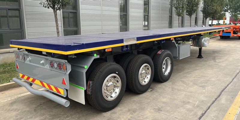 40ft Flatbed Trailer With Twist Lock 40ft Flatbed Trailer With Twist Lock