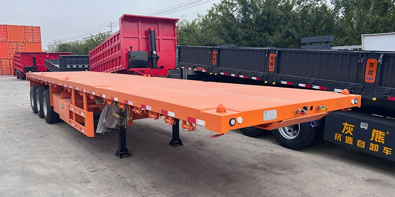 40ft Flatbed Semi Trailer for Sale at Factory Price