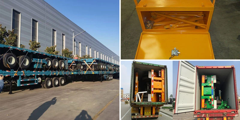 40ft Flatbed Cargo Semi Trailer