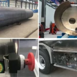40000l 45000l Aluminum Fuel Tanker Trailer