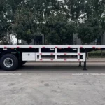 4-Axle 80 Ton 45ft Flatbed Trailer for Machinery