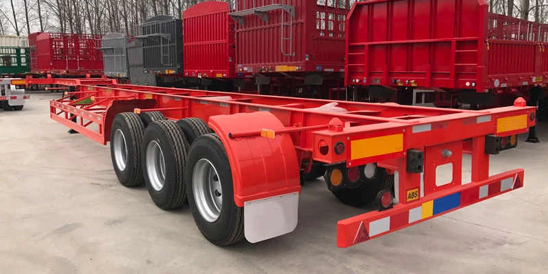 3 Axle Skeleton Semi Trailer for Sale 3 Axle Skeleton Semi Trailer for Sale