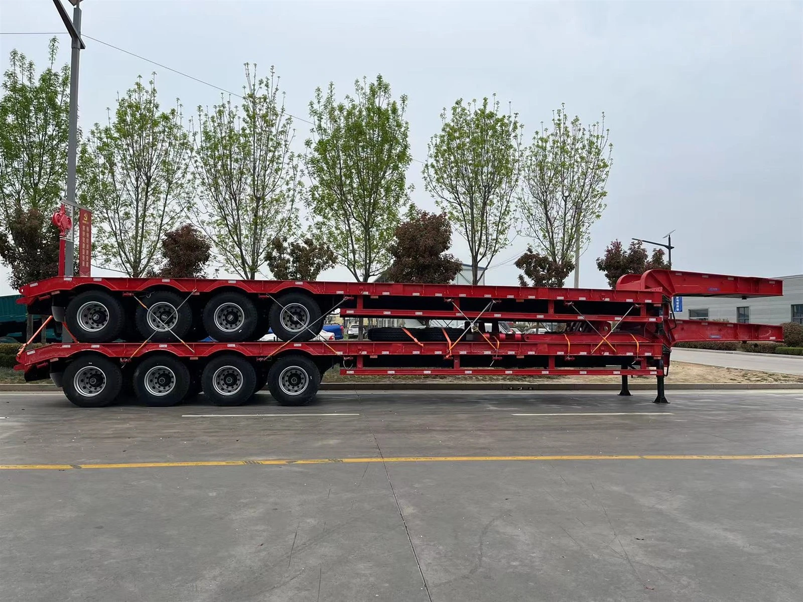4 Axle Semi Low Loader trailer 4 Axle Semi Low Loader trailer