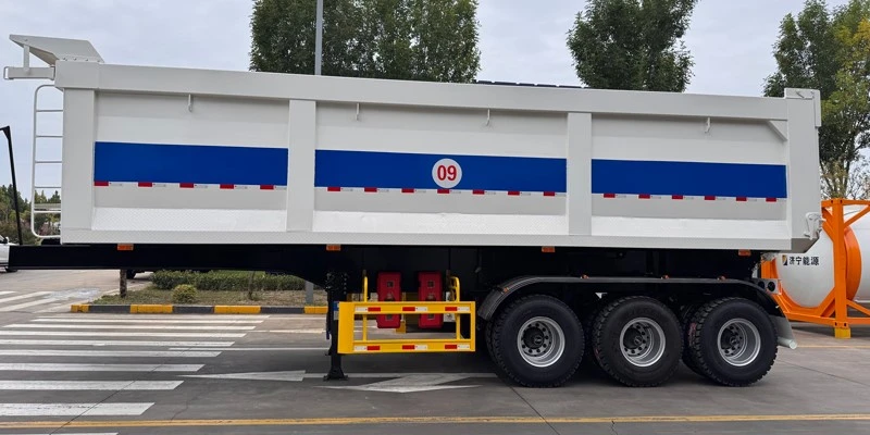 Tri Axle 50 Ton Dump Semi Trailer Tri Axle 50 Ton Dump Semi Trailer