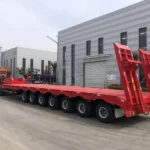 7 Axle 20-100 Ton Lowbed Semi Trailer for Sale