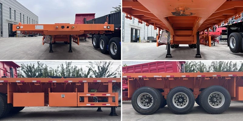 Custom 40ft Flatbed Semi Trailer