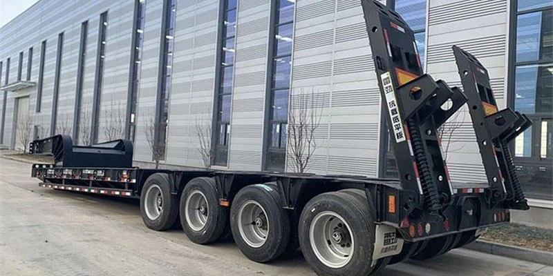4 Axle Lowbed Semi Trailer for Sale 4 Axle Lowbed Semi Trailer for Sale