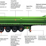 80 Ton Dump Semi Trailer