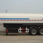 42000L Aluminum 3-Axle Tanker Trailer for Fuel