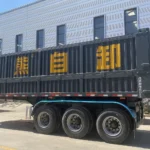 70m³ 4-Axle 100 Ton Tipper Trailer for Fuel