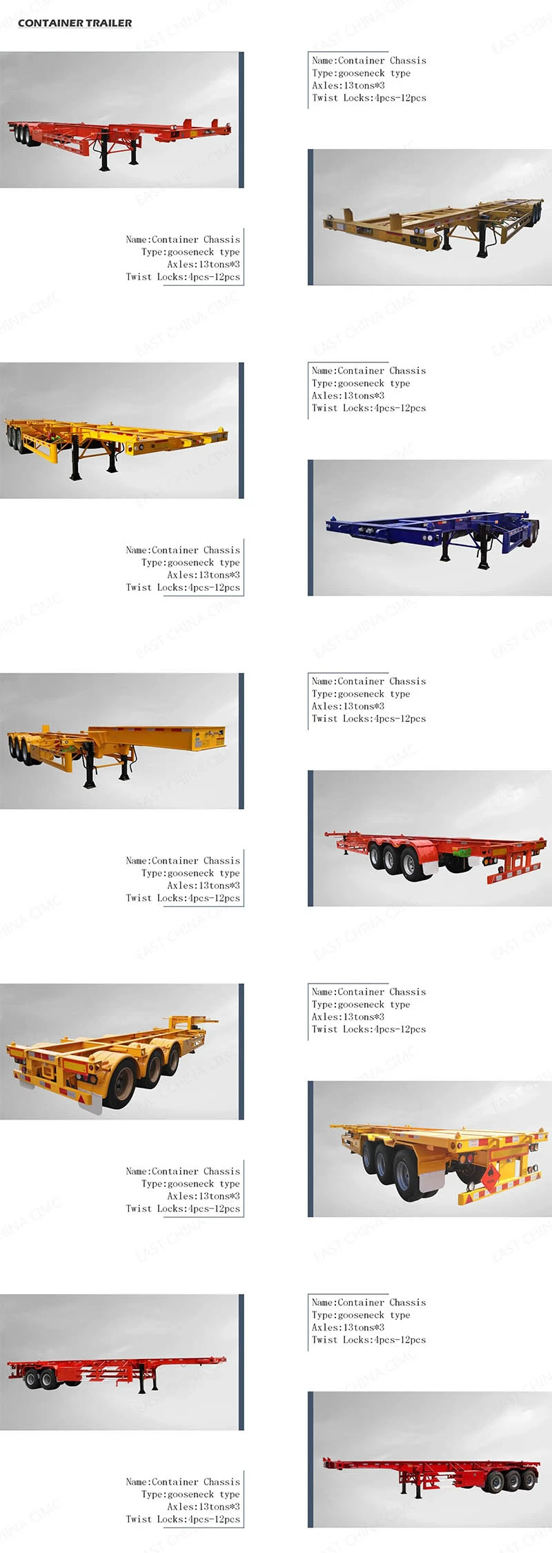 Extendable Skeletal Trailer Extendable Skeletal Trailer