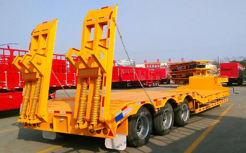 Hydraulic Lowbed Semi trailer for Sale Hydraulic Lowbed Semi trailer for Sale