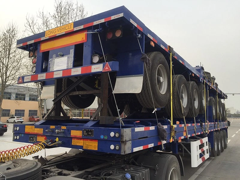 3 Axles 40ft Flatbed Trailer 3 Axles 40ft Flatbed Trailer